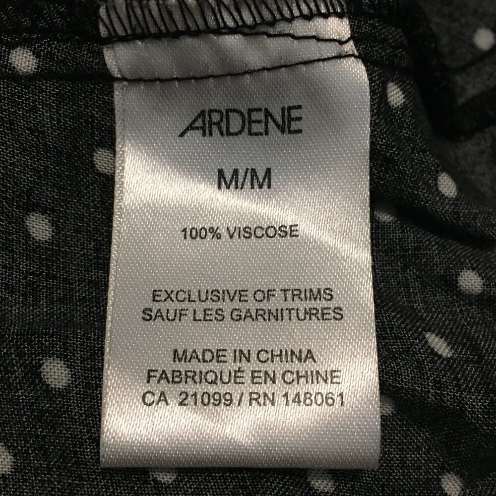 Ardene 100% Viscose Polka Dot Cocoon Kimono Cardigan Cover Up Medium M - Picture 8 of 14